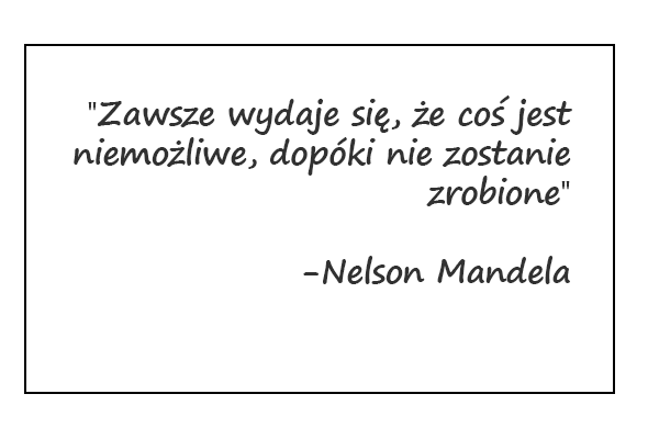 Cytat Nelson Mandela